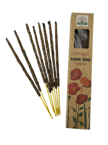 Natürliche Räucherstäbchen Sandelholz